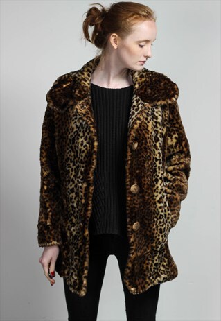 VINTAGE FAUX FUR JACKET