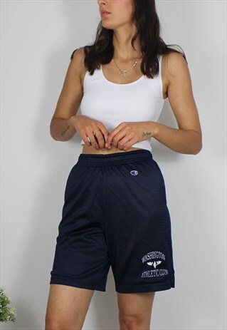 VINTAGE CHAMPION SHORTS W LOGO & SLOGAN FRONT