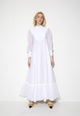 VINTAGE REVIVAL 60S LACE AND TULLE DRESS