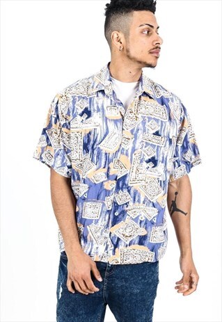 VINTAGE PATTERNED SHIRT S380