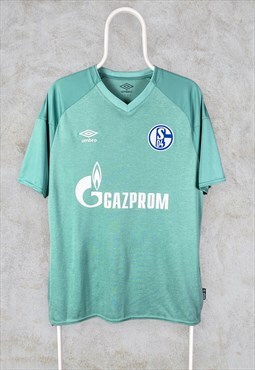 Schalke 04 Football Shirt Third Kit Green Large
