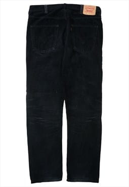 Vintage Levis 581 Black Corduroy Trousers Mens