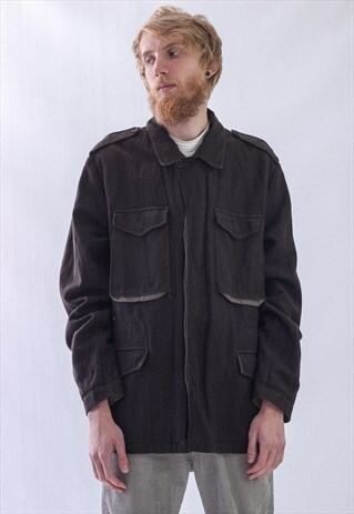 VINTAGE MENS C.P COMPANY MULTIPOCKET WOOL COAT JACKET