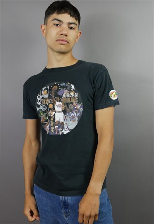 BLACK WARNER BROS SPACE JAM T-SHIRT