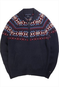 Vintage  Tommy Hilfiger Jumper / Sweater Knitted Full Zip Up