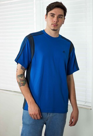 VINTAGE ADIDAS LOGO T-SHIRT 90S M 8.9