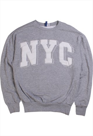 Divided  NYC Crewneck Sweatshirt XSmall Grey