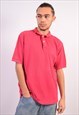 Vintage Fila Polo Shirt Pink