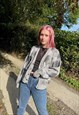 VINTAGE ABSTRACT PATTERNED KNITTED MADE IN ITALY CARDIGAN