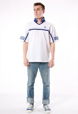 90S VINTAGE ADIDAS COTTON OLDSCHOOL T-SHIRT 14046