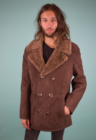VINTAGE 90'S SHEARLING COAT