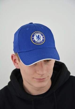 VINTAGE CHELSEA FOOTBALL SOCCER CLUB CAP IN BLUE COLOR