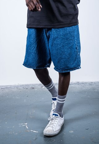 WRANGLER VINTAGE 1990S BLUE DENIM SHORTS