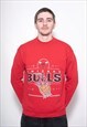 VINTAGE CHICAGO BULLS 1990 NBA SWEATSHIRT JUMPER PULLOVER