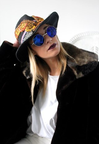 VINTAGE HAT ETHNIC EMBROIDERY