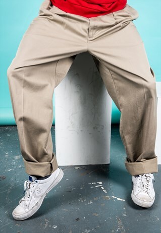 VINTAGE DOCKERS TROUSERS IN BEIGE