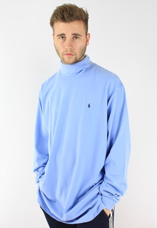 RALPH LAUREN CLASSIC ROLL NECK VINTAGE LS T-SHIRT