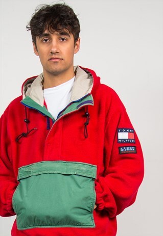 VINTAGE TOMMY HILFIGER FLEECE JACKET PULLOVER