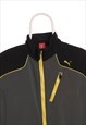 PUMA 90'S FLEECE LINED. WINDBREAKER YOUTH LARGE GREY
