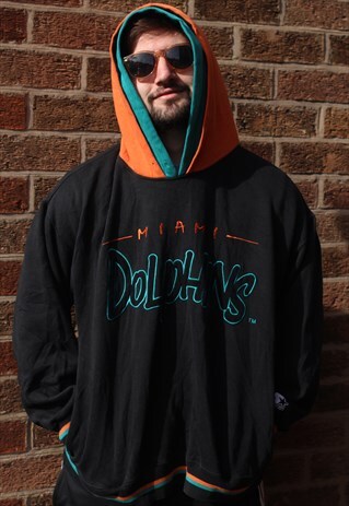 VINTAGE STARTER NFL MIAMI DOLPHINS HOODIE