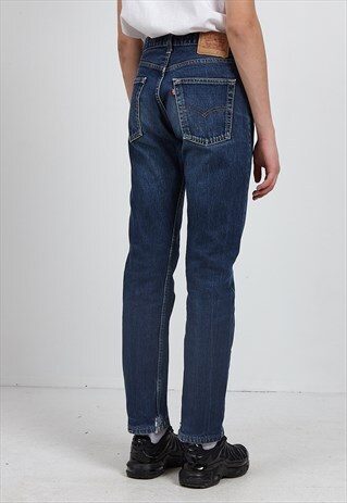 VINTAGE BLUE LEVI'S 505 02 FIT DENIM JEANS