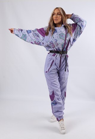 VINTAGE RUCANOR FULL SKI SUIT SNOW TALL UK 12 M (9UAJ)