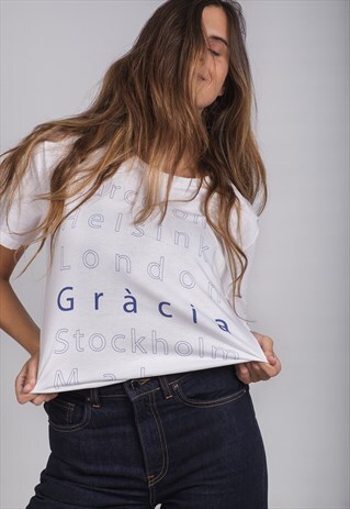 JUN-I UNISEX GRACIA T-SHIRT WHITE
