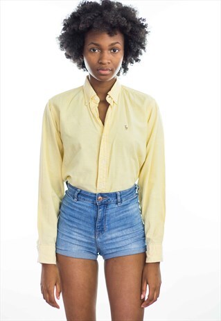 VINTAGE POLO RALPH LAUREN SHIRT LOGO 90S X 7.2