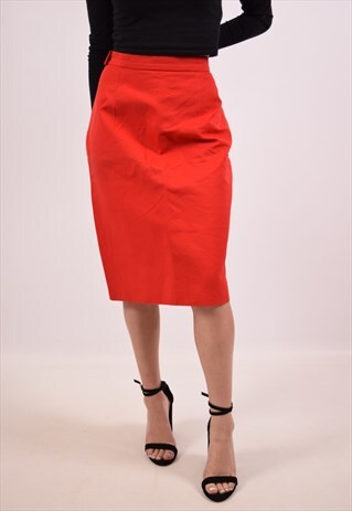 VINTAGE MAX MARA SKIRT RED
