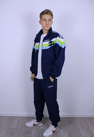 VINTAGE ADIDAS ORIGINALS TRACKSUIT JACKET AND JOGGERS PANTS