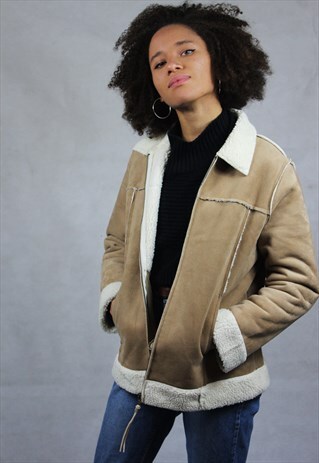 VINTAGE / SUEDE STYLE / JACKET