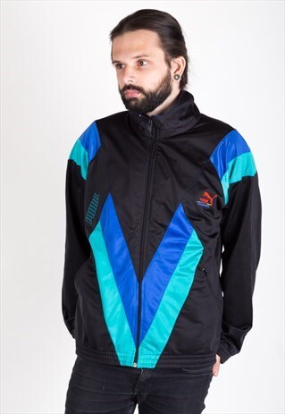 VINTAGE 80S PUMA TRACK JACKET