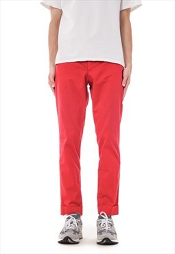 GUCCI Pants Riding Trousers Red 