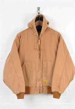 Vintage Diamondback Workwear Active Jacket Tan Large