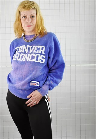 INCREDIBLE VINTAGE CHAMPION NFL 'DENVER BRONCOS' SWEAT