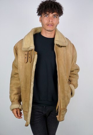 VINTAGE 90'S SHEARLING JACKET