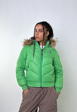 Green 90s The North Face 600 Series Puffer Jacket Coat