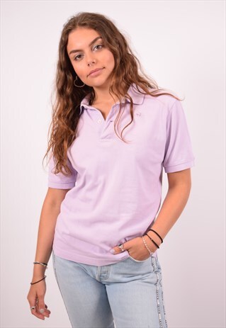 VINTAGE KAPPA POLO SHIRT LOOSE FIT PURPLE