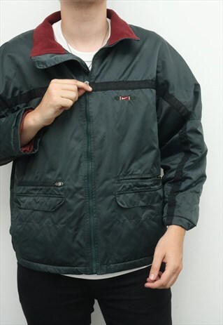 fleece lined windbreaker nike