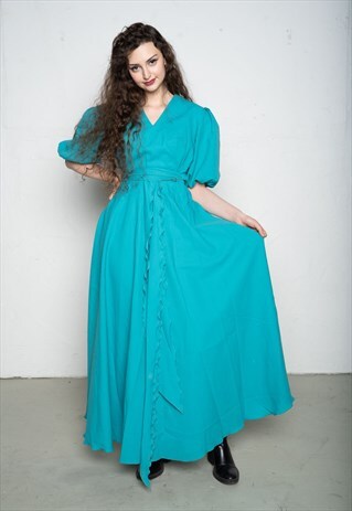 TURQUOISE DRESS M