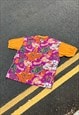 SOLD OUT TROPICAL PRINT TEE BY UNIFORM, ITALY 90S SIZE S/M