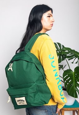 'The Classic' Heavyweight Backpack in Forest Green