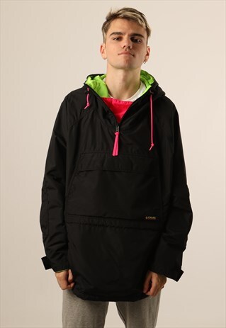 VINTAGE COLUMBIA WINDBREAKER FESTIVAL JACKET