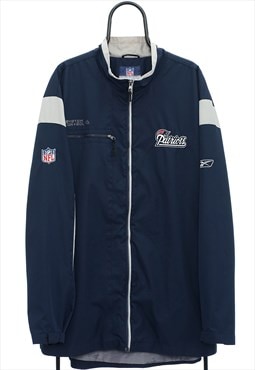 Vintage Reebok NFL New England Patriots Navy Jacket Mens