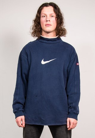 90'S VINTAGE NIKE NAVY SWEATSHIRT JUMPER