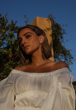 OFF SHOULDER BARDOT DRESS