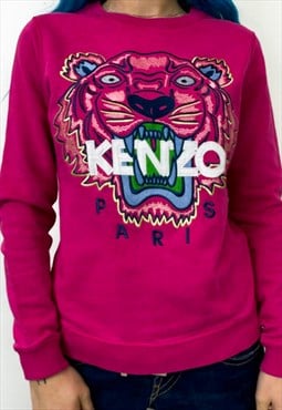Vintage y2k Tiger pink sweatshirt 