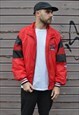 Y2K vintage USA Pro Sport Red Barons Baseball windbreaker
