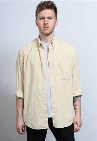 VINTAGE CORDUROY SHIRT BEIGE