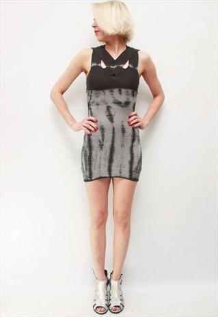 VINTAGE 90'S BEAUTIFUL AWESOME TIE DYE MINI DRESS